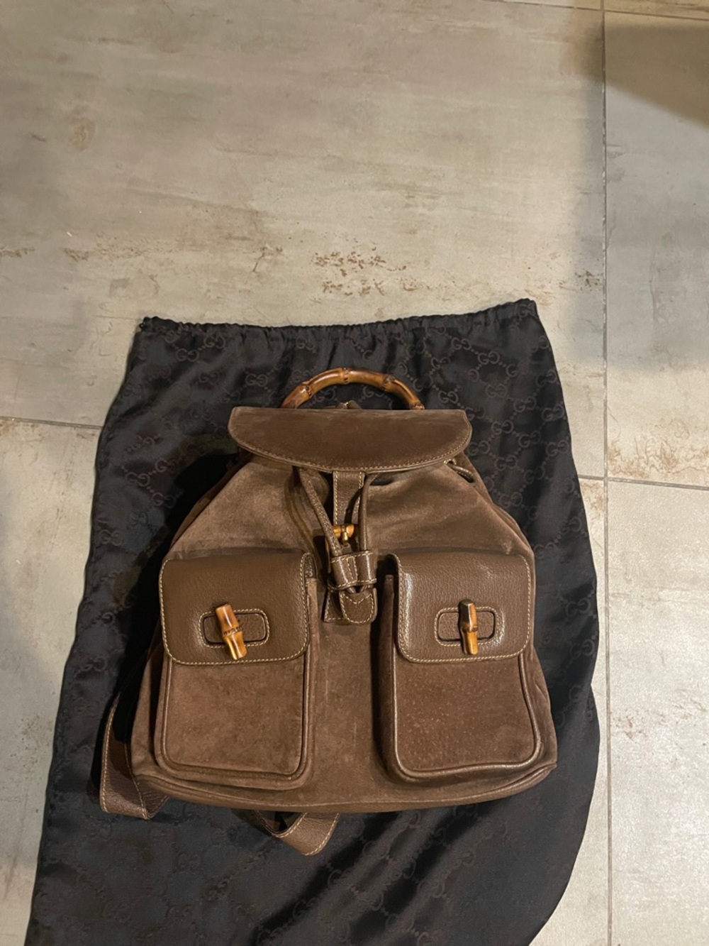 Gucci Bamboo Handle Rucksack - Picture 12 of 16